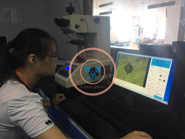 安裝現場HVS-1000A顯微硬度計優越的成像效果再次得到客戶高評